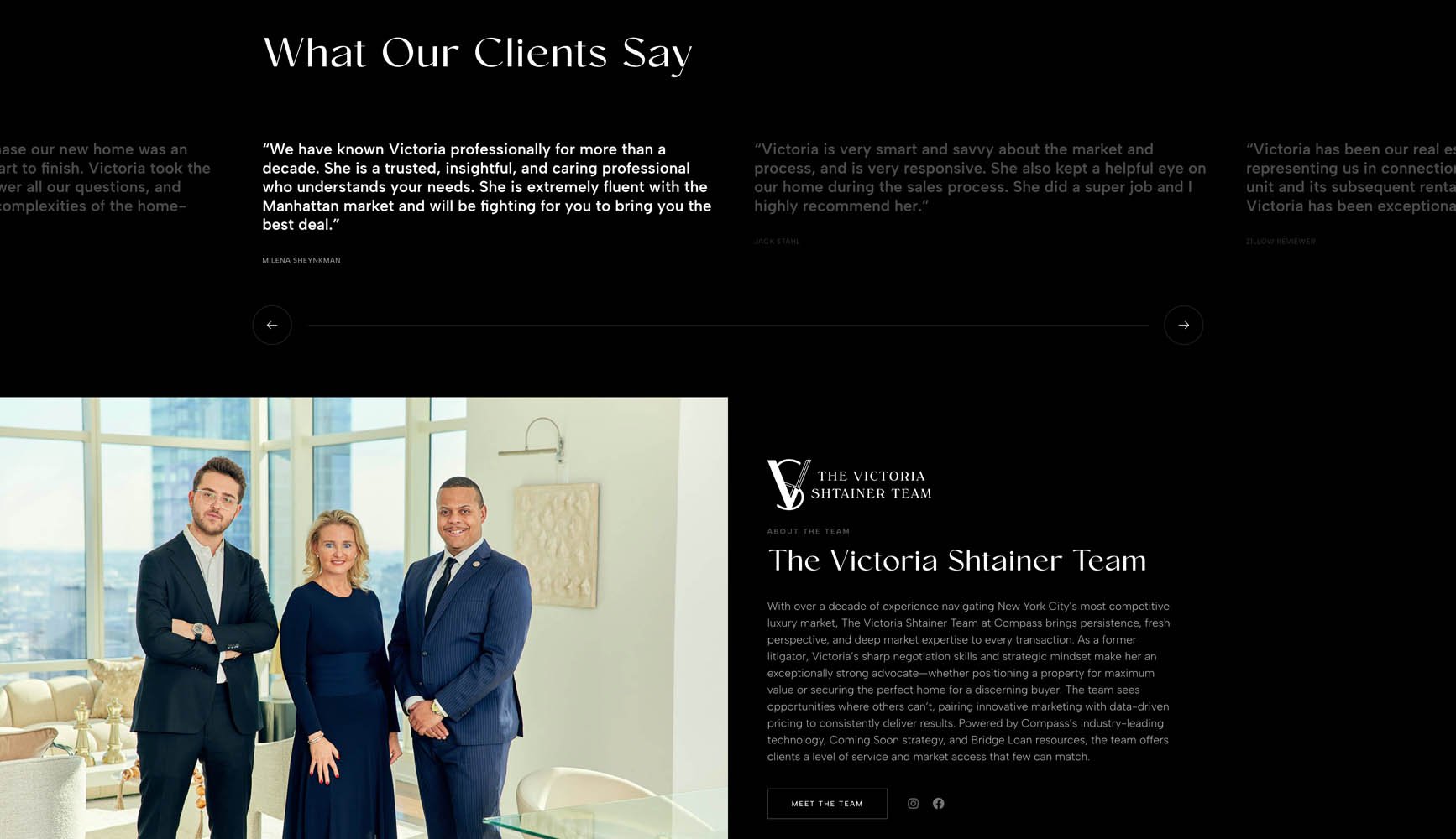 Manhattan Real Estate Advisor featured search layout